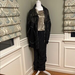 Stylish Black Women's Jumpsuit with Jacket